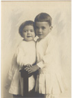 Date of picture is unknown. Clyde Briles and his sister Mary.