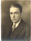 Clyde Briles. Date of picture is unknown. When the BIN toured the house after Ruth died, his room was still entact after he died in 1961. His clothes were laid out on the bed and a cigar butt was still in the ash tray. Clyde was a graduate of UNC and veteran
