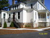 Briles House newly renovated. From the back of the house. The Garden was removed to make way for a parking lot.